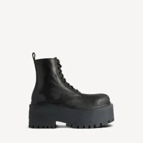 Botines de plataforma Strike para mujer en negro