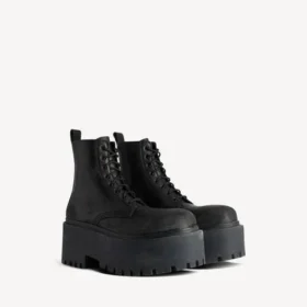 Botines de plataforma Strike para mujer en negro