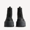 Botines de plataforma Strike para mujer en negro Botines de plataforma Strike para mujer en negro