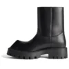 Botines Rhino «Piel de becerro lisa negra» 763684WBB501000