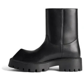 Botines Rhino «Piel de becerro lisa negra» 763684WBB501000