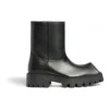Botines Rhino «Piel de becerro lisa negra» 763684WBB501000