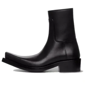 Botines Santiago «Piel de becerro negra mate» 745530WBDO01000