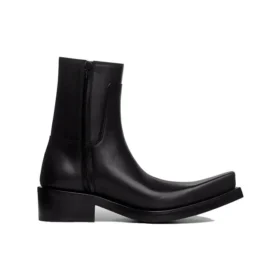 Botines Santiago «Piel de becerro negra mate» 745530WBDO01000