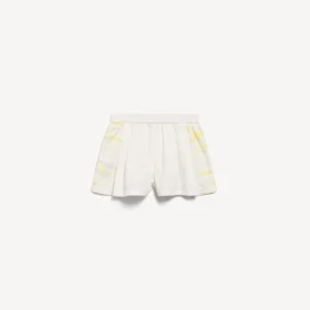 Boxers de corte en A con estampado «extreme tie dye» para mujer en blanco/amarillo