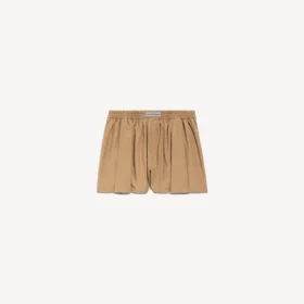 Boxers de corte en A para mujer en color beige arena