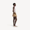 Boxers de corte en A para mujer en color beige arena Boxers de corte en A para mujer en color beige arena