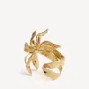 Brazalete Bloom para mujer en oro brillante Brazalete Bloom para mujer en oro brillante