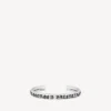 Brazalete Melrose para hombre en plata envejecida Brazalete Melrose para hombre en plata envejecida