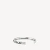 Brazalete Melrose para hombre en plata envejecida Brazalete Melrose para hombre en plata envejecida