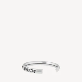 Brazalete Melrose para hombre en plata envejecida Brazalete Melrose para hombre en plata envejecida