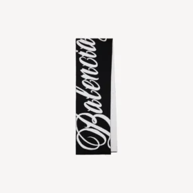 Bufanda «Big B» para hombre en negro/blanco Bufanda «Big B» para hombre en negro/blanco