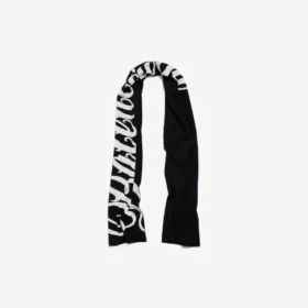 Bufanda «Big B» para hombre en negro/blanco Bufanda «Big B» para hombre en negro/blanco