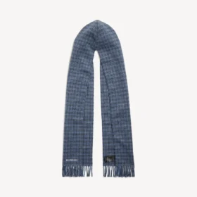 Bufanda con capucha para hombre en azul Bufanda con capucha para hombre en azul