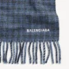 Bufanda con capucha para hombre en azul
