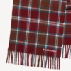 Bufanda con capucha para hombre en color burdeos