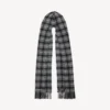 Bufanda con capucha para hombre en gris