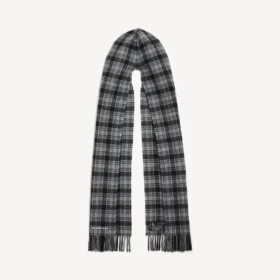 Bufanda con capucha para hombre en gris Bufanda con capucha para hombre en gris