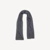 Bufanda con parche para hombre en gris Bufanda con parche para hombre en gris