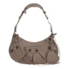 c Bolso de hombro pequeño Le Cagole «Light Brown» 6713071VG9Y1212