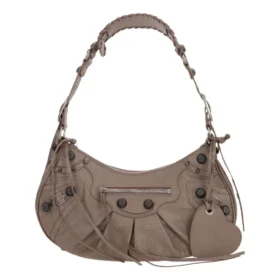 c Bolso de hombro pequeño Le Cagole «Light Brown» 6713071VG9Y1212