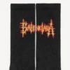 Calcetines Balenciaga Sacra Cœur para hombre en negro/amarillo Calcetines Balenciaga Sacra Cœur para hombre en negro/amarillo
