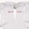 Calcetines con lazo para mujer en blanco/rosa Calcetines con lazo para mujer en blanco/rosa