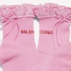 Calcetines con lazo para mujer en rosa/rojo Calcetines con lazo para mujer en rosa/rojo