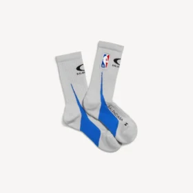 Calcetines de hombre Balenciaga | Colaboración con la NBA en blanco sucio