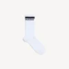Calcetines de hombre con logotipo en blanco/negro Calcetines de hombre con logotipo en blanco/negro