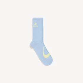 Calcetines deportivos de hombre con icono en azul/amarillo