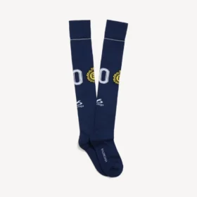 Calcetines largos de hombre con el escudo naval en azul marino