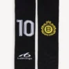 Calcetines largos para hombre con escudo naval en negro Calcetines largos para hombre con escudo naval en negro