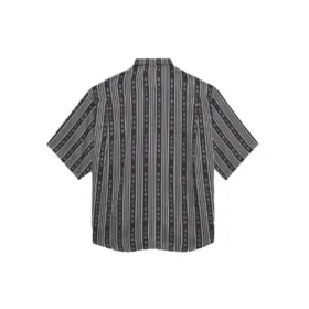 Camisa a rayas «Balenciaga Jeans» «Gris-negro» 647354TKL321269