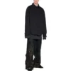 Camisa acolchada de corte ancho «Negro» 719305TNW111700