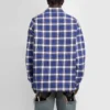 Camisa acolchada de franela a cuadros «Blue» 642339TKM274202