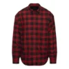 Camisa acolchada de franela a cuadros «Roja» 642339TJO276167