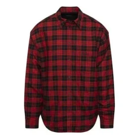 Camisa acolchada de franela a cuadros «Roja» 642339TJO276167