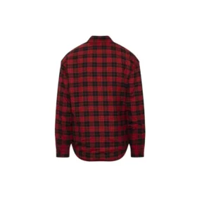 Camisa acolchada de franela a cuadros «Roja» 642339TJO276167