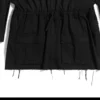 Camisa asimétrica deconstruida 23SS «Black» 720102TNP041000