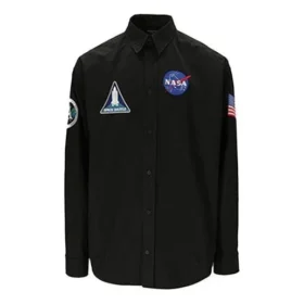 Camisa Balenciaga x NASA Space Multi-Patch «Negra» 663076TYB181000