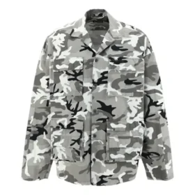 Camisa con estampado de camuflaje «Grey» 681008TLL721262