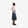 Camisa corta de mujer en rosa empolvado Camisa corta de mujer en rosa empolvado