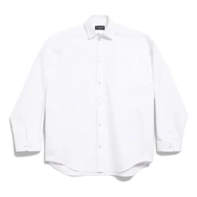 Camisa de abrigo de corte amplio «Blanca» 794462TQM309140