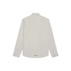 Camisa de algodón de corte holgado «Cement Grey» 681688TKM102967
