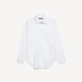 Camisa de corte regular para hombre en color blanco