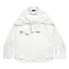 Camisa de manga anudada oversize «White» 768553TPO359000