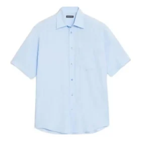 Camisa de manga corta «Azul claro» 584019TFO024850