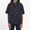 Camisa de manga corta con estampado de logotipo «Negro» 556869TDL542771