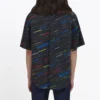 Camisa de manga corta con estampado de logotipo «Negro» 556869TDL542771